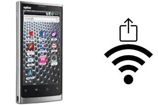 Como gerar um código QR com a senha Wifi em um Spice Mi-410