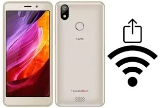 Como gerar um código QR com a senha Wifi em um Symphony V128