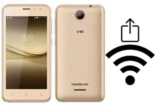 Como gerar um código QR com a senha Wifi em um Symphony V48