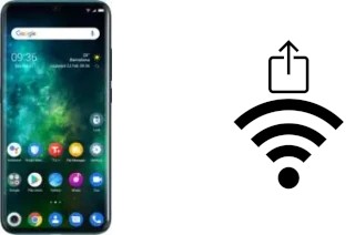 Como gerar um código QR com a senha Wifi em um TCL 10 Pro