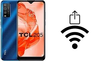 Como gerar um código QR com a senha Wifi em um TCL 205