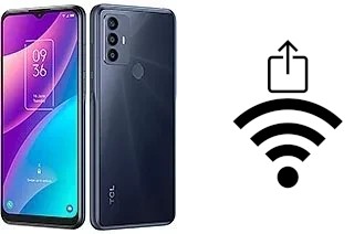 Como gerar um código QR com a senha Wifi em um TCL 30 SE