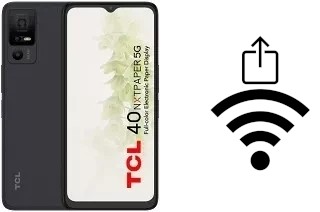 Como gerar um código QR com a senha Wifi em um TCL 40 NxtPaper 5G