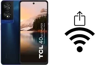 Como gerar um código QR com a senha Wifi em um TCL 40 NxtPaper