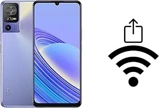 Como gerar um código QR com a senha Wifi em um TCL 40 SE