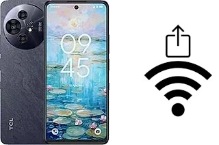 Como gerar um código QR com a senha Wifi em um TCL 50 NxtPaper