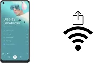 Como gerar um código QR com a senha Wifi em um TCL Plex