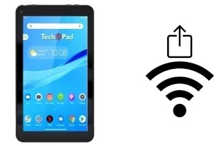 Como gerar um código QR com a senha Wifi em um TechPad i700