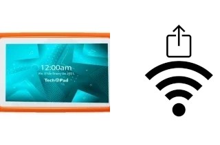 Como gerar um código QR com a senha Wifi em um TechPad Kids 7