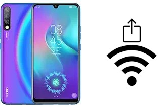 Como gerar um código QR com a senha Wifi em um Tecno Camon 12 Pro