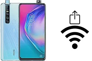 Como gerar um código QR com a senha Wifi em um TECNO Camon 15 Premier