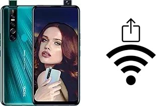 Como gerar um código QR com a senha Wifi em um TECNO Camon 15 Pro