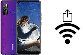 Como gerar um código QR com a senha Wifi em um TECNO Camon 15