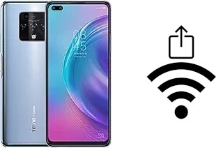 Como gerar um código QR com a senha Wifi em um Tecno Camon 16 Premier