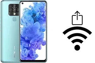 Como gerar um código QR com a senha Wifi em um Tecno Camon 16