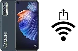 Como gerar um código QR com a senha Wifi em um Tecno Camon 17