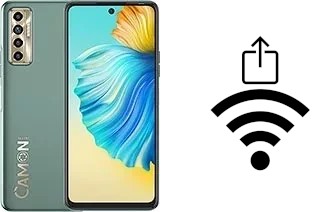 Como gerar um código QR com a senha Wifi em um Tecno Camon 17P