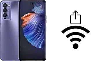 Como gerar um código QR com a senha Wifi em um Tecno Camon 18 P