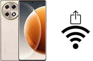 Como gerar um código QR com a senha Wifi em um Tecno Camon 30S Pro