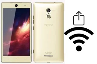 Como gerar um código QR com a senha Wifi em um Tecno Camon C7