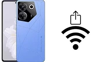 Como gerar um código QR com a senha Wifi em um Tecno Camon 20 Pro 5G