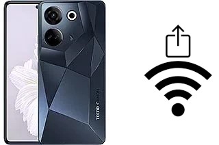 Como gerar um código QR com a senha Wifi em um Tecno Camon 20