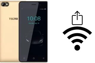 Como gerar um código QR com a senha Wifi em um Tecno F1