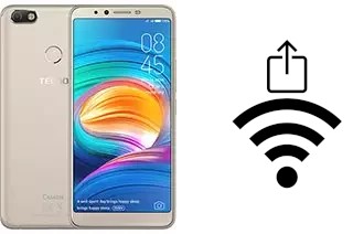 Como gerar um código QR com a senha Wifi em um Tecno Camon X