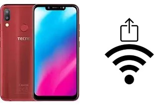 Como gerar um código QR com a senha Wifi em um Tecno Camon 11