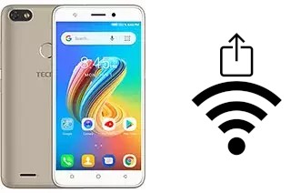 Como gerar um código QR com a senha Wifi em um Tecno F2 LTE