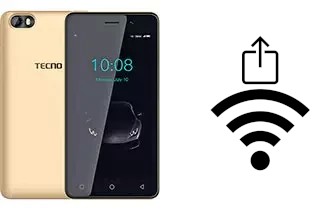 Como gerar um código QR com a senha Wifi em um TECNO Pop 1 Lite