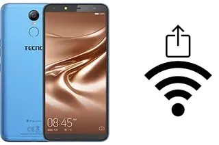 Como gerar um código QR com a senha Wifi em um Tecno Pouvoir 2