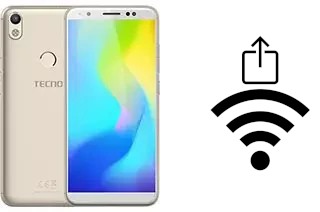 Como gerar um código QR com a senha Wifi em um Tecno Spark CM