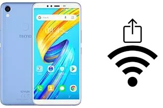 Como gerar um código QR com a senha Wifi em um Tecno Spark 2