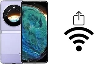 Como gerar um código QR com a senha Wifi em um Tecno Phantom V Flip