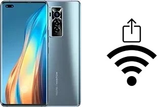 Como gerar um código QR com a senha Wifi em um Tecno Phantom X