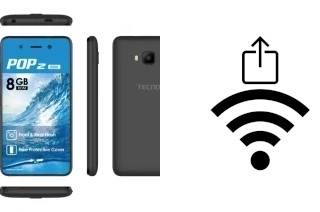 Como gerar um código QR com a senha Wifi em um Tecno POP 2 Mini