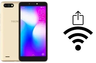 Como gerar um código QR com a senha Wifi em um Tecno Pop 2 Power