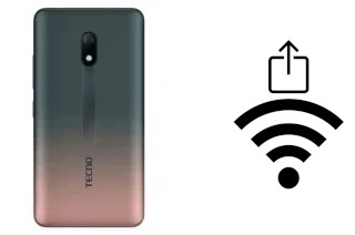 Como gerar um código QR com a senha Wifi em um Tecno POP 2X Air