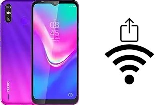 Como gerar um código QR com a senha Wifi em um Tecno Pop 3 Plus