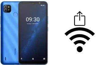 Como gerar um código QR com a senha Wifi em um Tecno Pop 4 Air