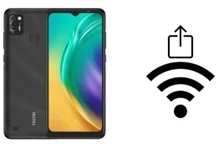 Como gerar um código QR com a senha Wifi em um Tecno POP 4 PRO