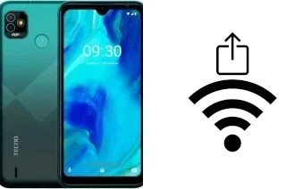 Como gerar um código QR com a senha Wifi em um Tecno Pop 5 Go