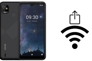 Como gerar um código QR com a senha Wifi em um Tecno Pop 5P