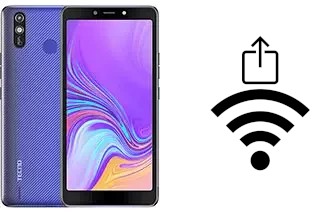 Como gerar um código QR com a senha Wifi em um Tecno Pop 2 Plus