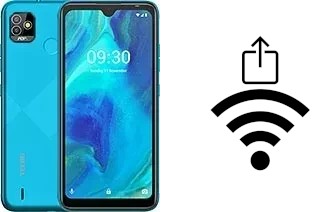 Como gerar um código QR com a senha Wifi em um Tecno Pop 5