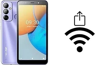 Como gerar um código QR com a senha Wifi em um Tecno Pop 6 Go