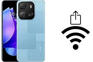 Como gerar um código QR com a senha Wifi em um Tecno Pop 7