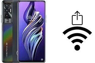 Como gerar um código QR com a senha Wifi em um Tecno Pova 5G