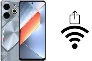 Como gerar um código QR com a senha Wifi em um Tecno Pova 6 Neo